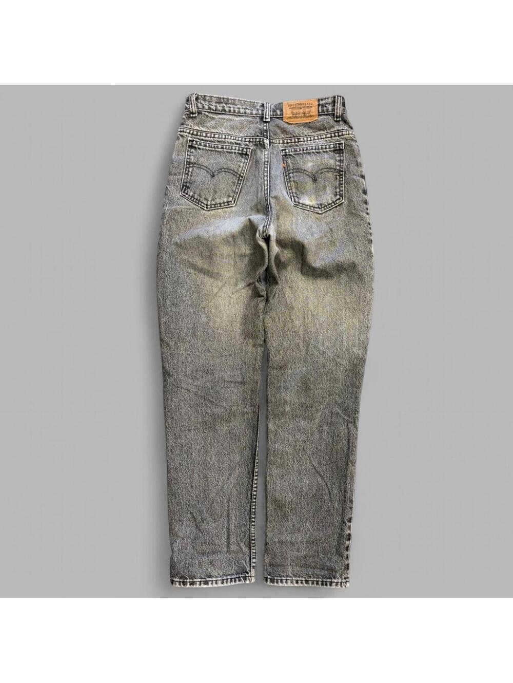 Vintage Faded Black Levi Orange Tabs